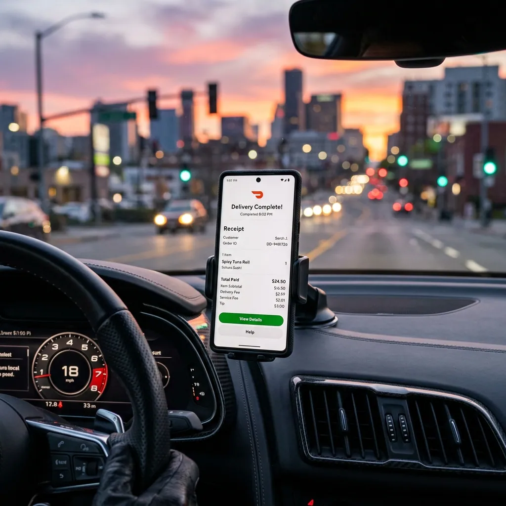 DoorDash Receipts for Customers & Drivers