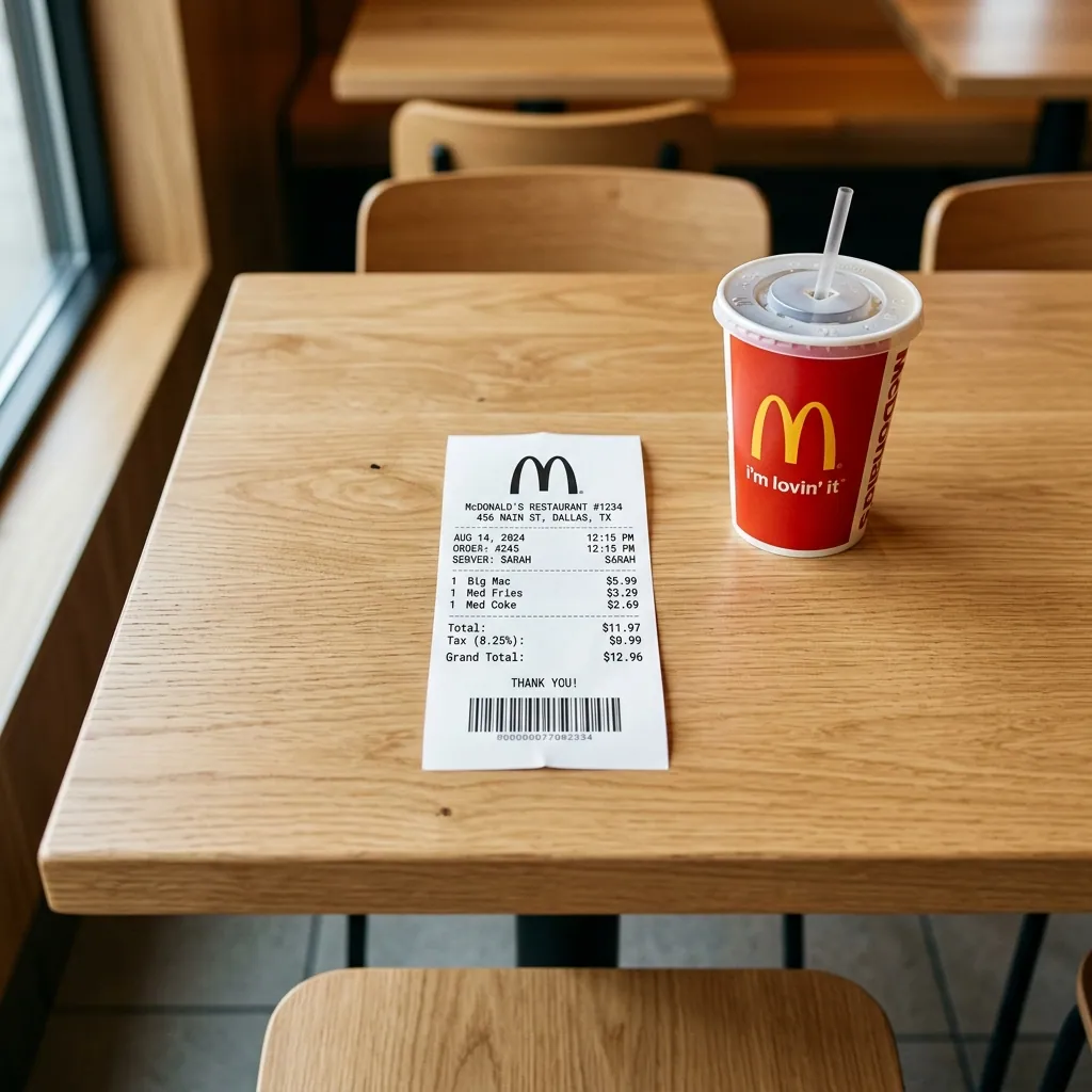 How to Get a McDonald's Receipt From the App or Store