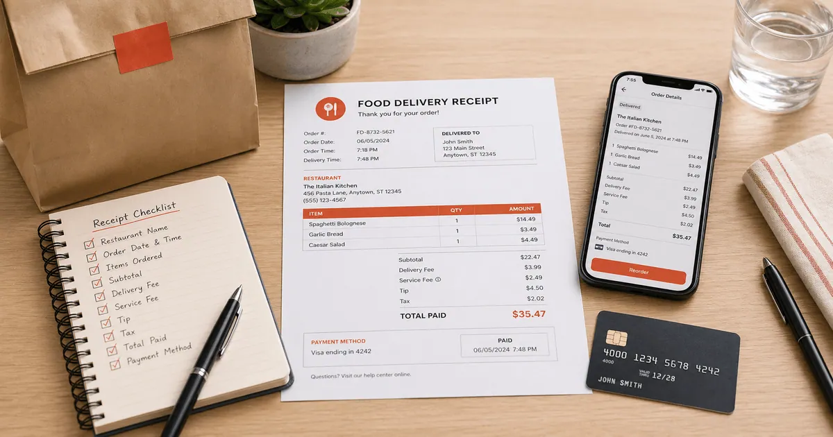 Swiggy & Zomato Bill for Reimbursement: What to Include