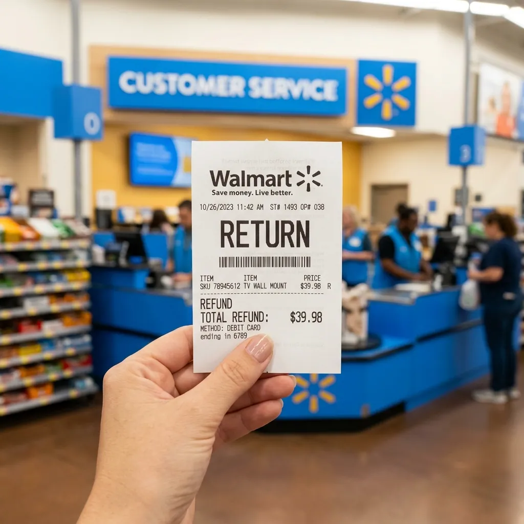 Walmart Return Receipt